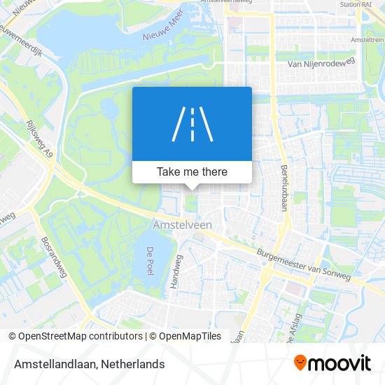 Amstellandlaan Karte