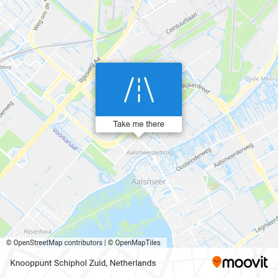 Knooppunt Schiphol Zuid map