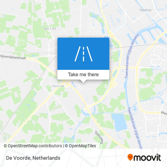 De Voorde map