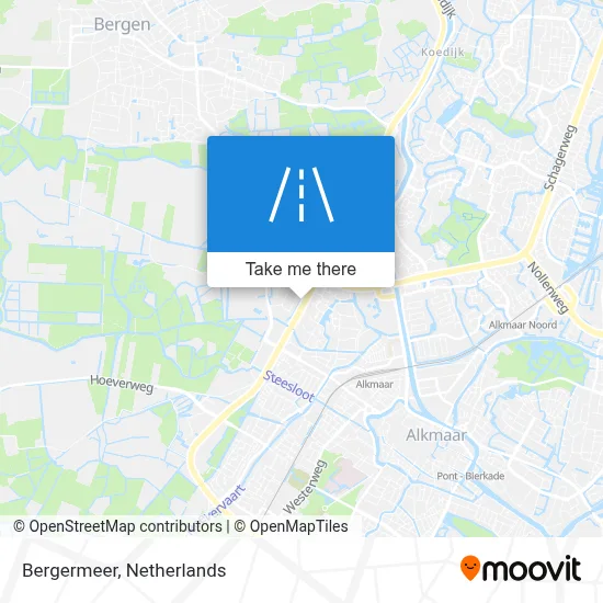 Bergermeer map