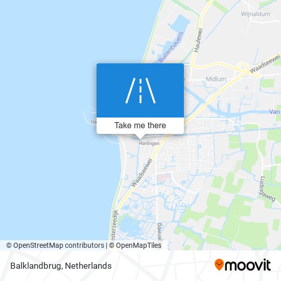 Balklandbrug map