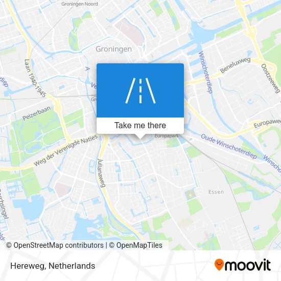 Hereweg map