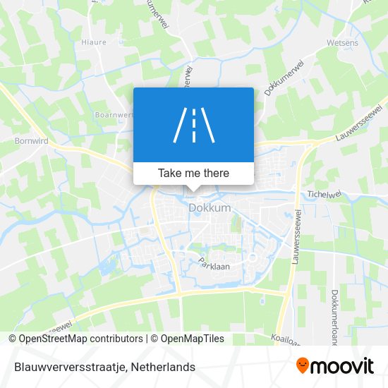 Blauwverversstraatje map