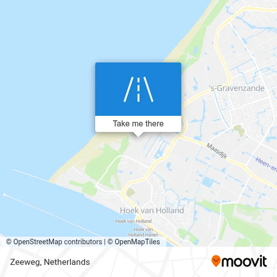 Zeeweg map