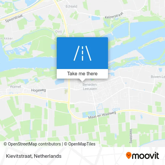 Kievitstraat map