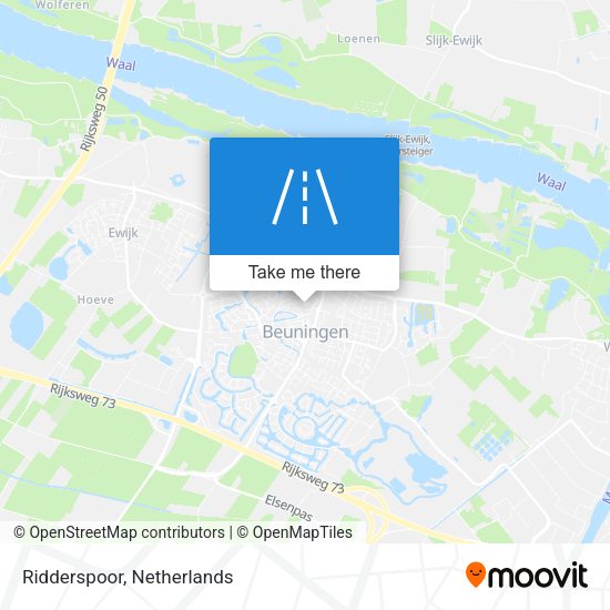 Ridderspoor map