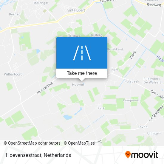 Hoevensestraat map