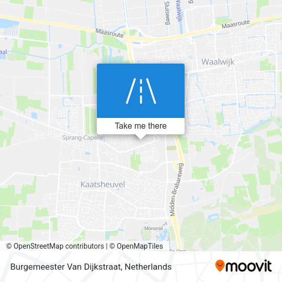 Burgemeester Van Dijkstraat map