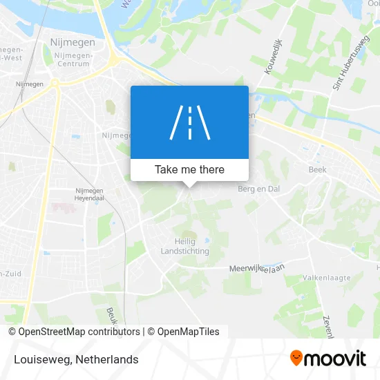 Louiseweg map
