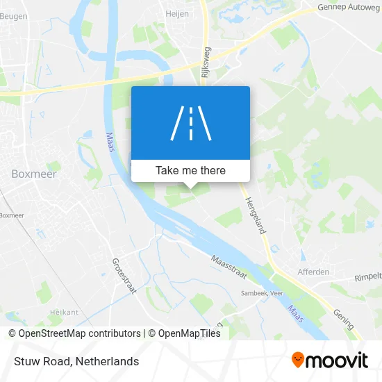 Stuwweg map