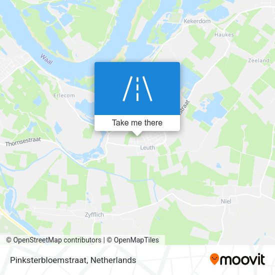 Pinksterbloemstraat map