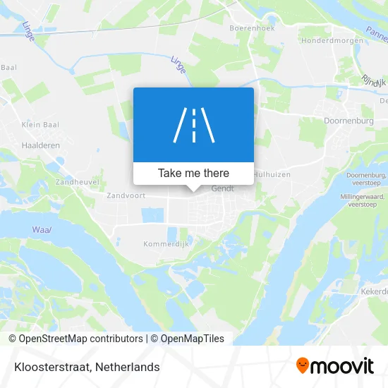 Kloosterstraat map