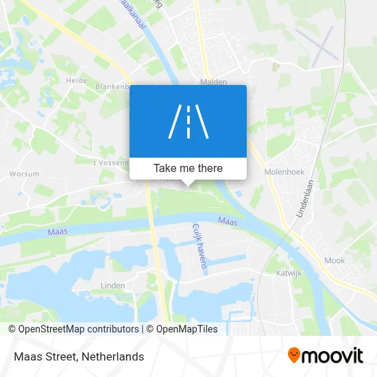 Maasstraat map