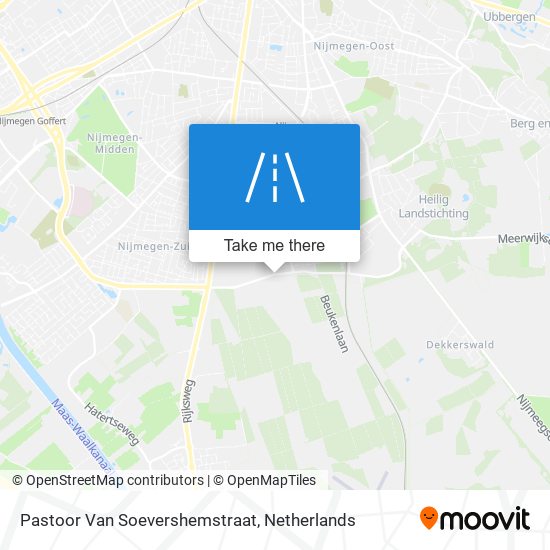 Pastoor Van Soevershemstraat Karte