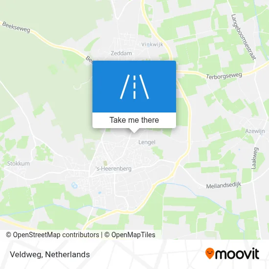 Veldweg map