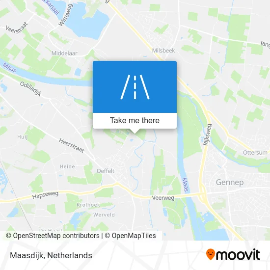 Maasdijk Karte