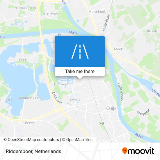 Ridderspoor map