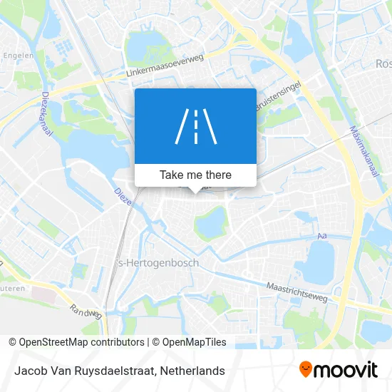 Jacob Van Ruysdaelstraat map