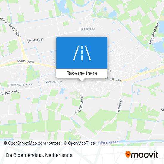 De Bloemendaal map