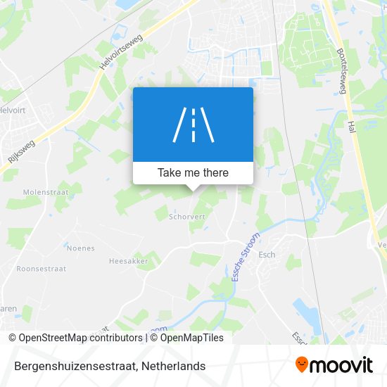 Bergenshuizensestraat map
