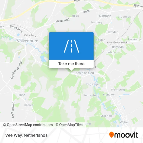 Veeweg map