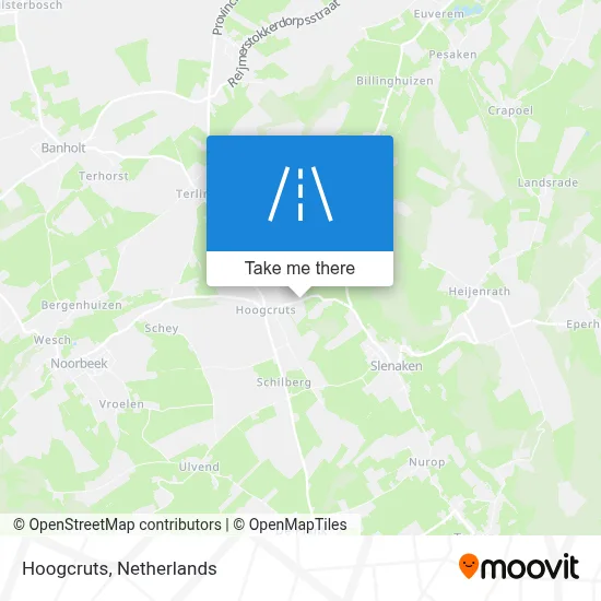 Hoogcruts map