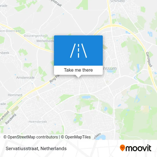 Servatiusstraat map