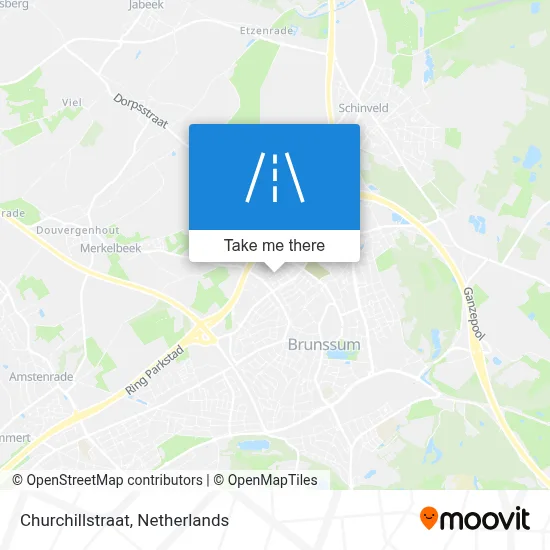 Churchillstraat map