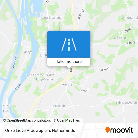 Onze Lieve Vrouweplein map