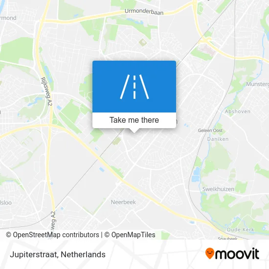 Jupiterstraat map