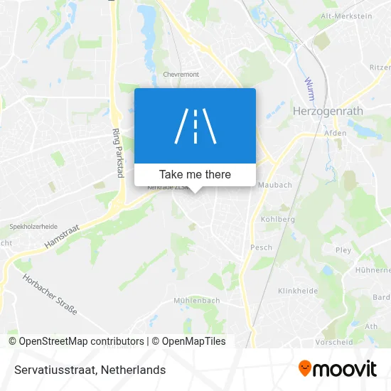 Servatiusstraat map