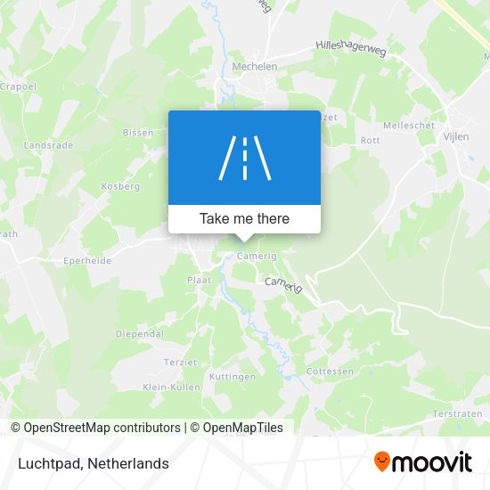 Luchtpad map