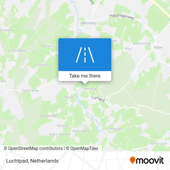 Luchtpad map