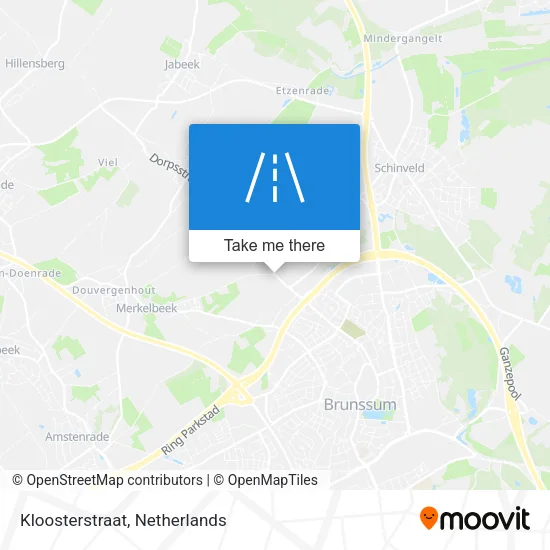Kloosterstraat map