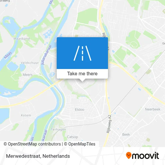 Merwedestraat map