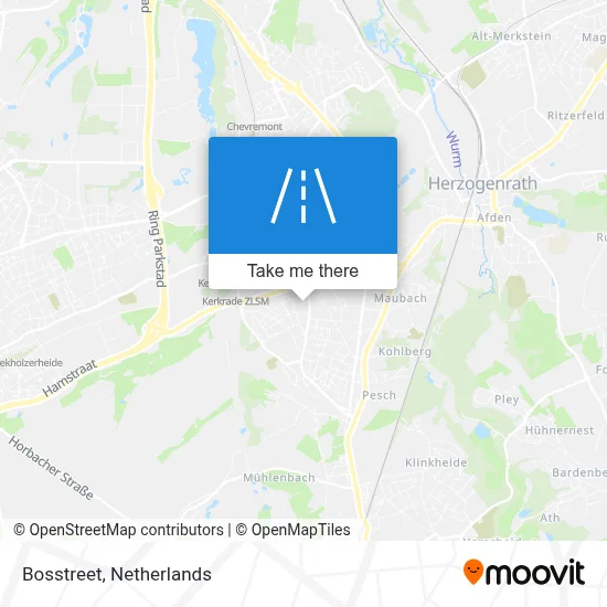 Bosstraat map