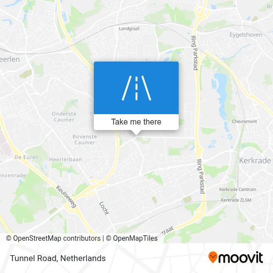 Tunnelweg map