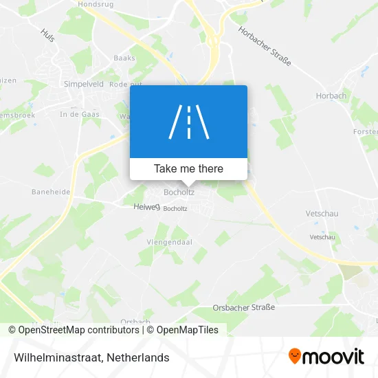Wilhelminastraat map
