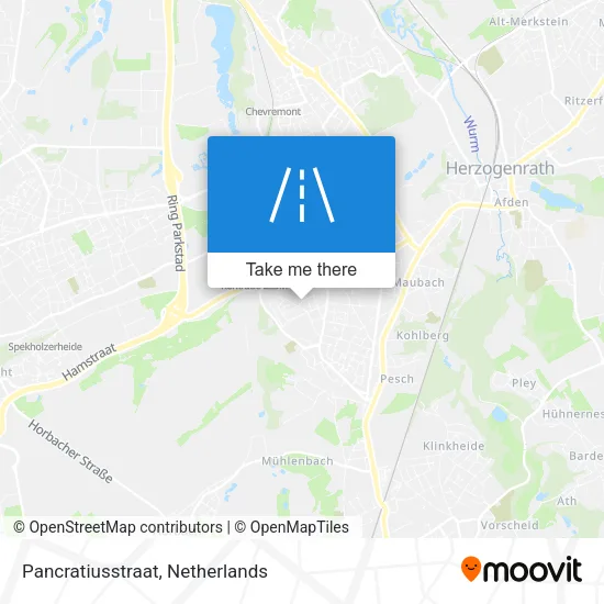 Pancratiusstraat map