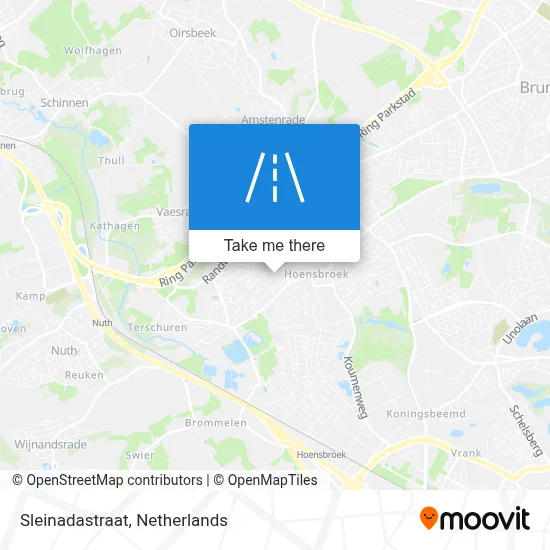 Sleinadastraat map