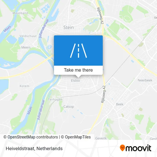 Heiveldstraat map