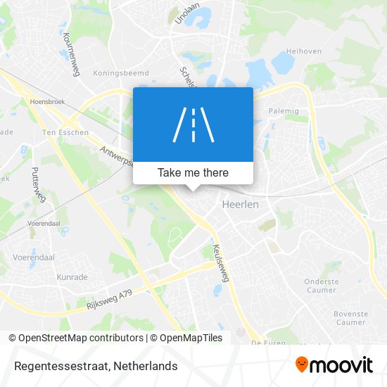 Regentessestraat map