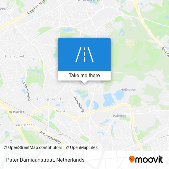 Pater Damiaanstraat map