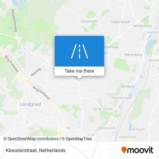 Kloosterstraat map