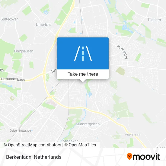 Berkenlaan map