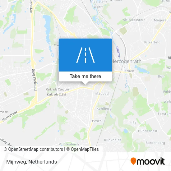 Mijnweg map