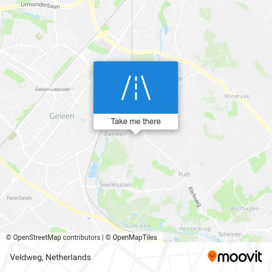 Veldweg map