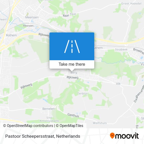 Pastoor Scheepersstraat map