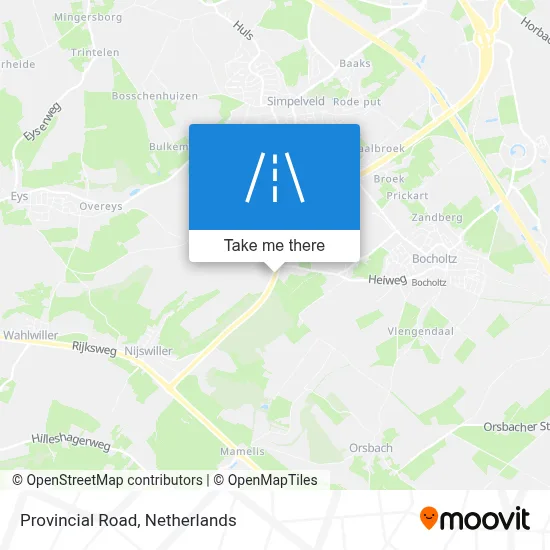 Provincialeweg map