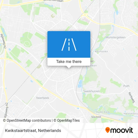 Kwikstaartstraat map